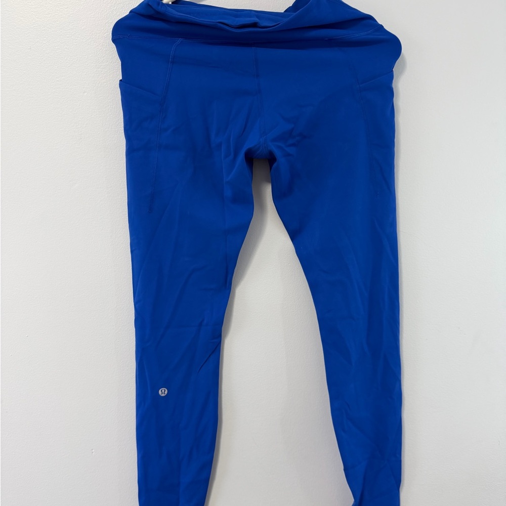Lululemon Wunder Train High-Rise Tight with Pockets 28" | Galactic Cobalt
